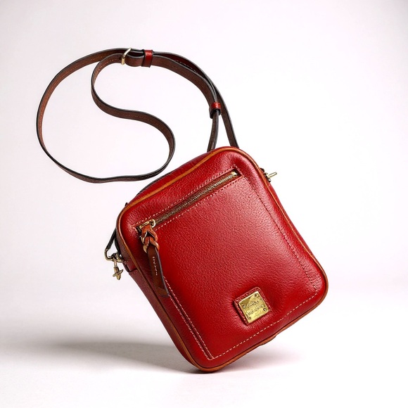 Dooney & Bourke Handbags - Dooney & Bourke Saffiano Pebble Grain Crossbody Camera bag